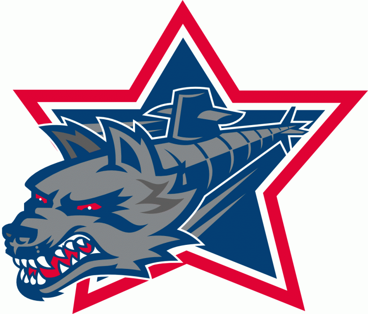 Hartford Wolf Pack 1997 98-2009 10 Secondary Logo iron on heat transfer